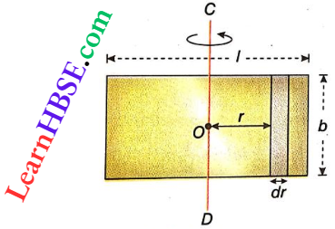 Rotation Of Rigid Bodies Moment Of Interia Of A Uniform Rectangular lamina About Parallel Axis