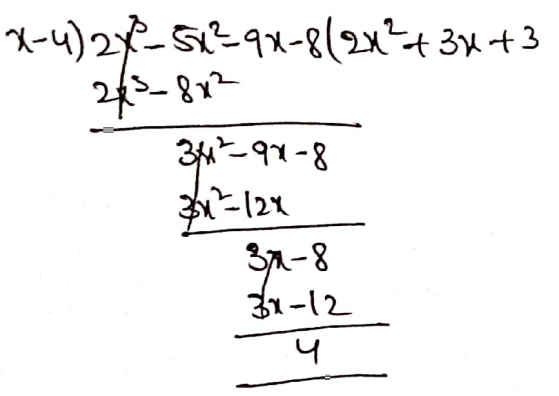 Class 8 Maths Algebra Chapter 2 Multiplication And Division Of Polynomials Division of 2x2+3x+3