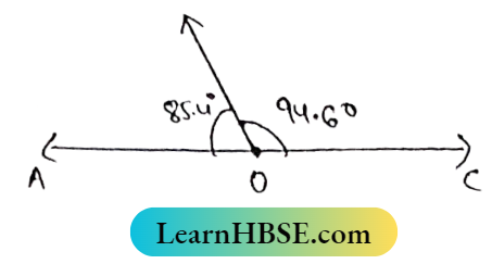 Class 8 Maths Chapter 2 Complementary Angles, Supplementary Angles And Adjacent The external sides of two angles