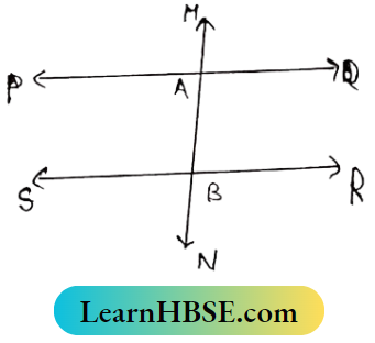 Class 8 Maths Chapter 4 Properties Of Parallel Lines And Their Transversal The value of angle RBN