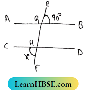 Class 8 Maths Chapter 4 Properties Of Parallel Lines And Their Transversal The value of x..