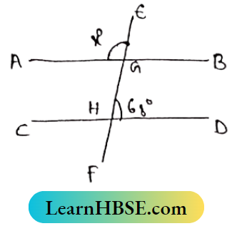 Class 8 Maths Chapter 4 Properties Of Parallel Lines And Their Transversal The value of x