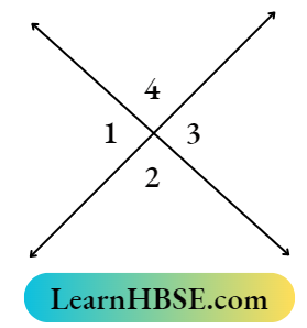 Class 8 Maths Geometry Chapter 3 Concept of Vertically Opposite Angles The angle of 2