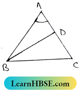 Class 8 Maths Geometry Chapter 5 Relation Between Two Sides Of A Triangle And Their Opposite Angles The value of angle ABC
