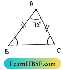 Class 8 Maths Geometry Chapter 5 Relation Between Two Sides Of A Triangle And Their Opposite Angles The value of angle ACB