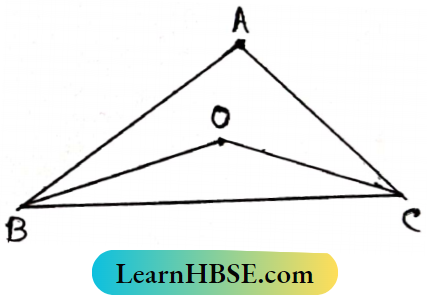 Class 8 Maths Geometry Chapter 6 Verification Of The Relation Between The Angles And Sides Of A Triangle Bisector of angle ABC and angle ACB