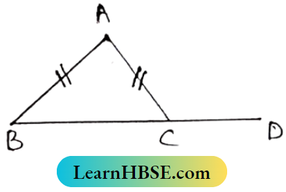 Class 8 Maths Geometry Chapter 6 Verification Of The Relation Between The Angles And Sides Of A Triangle The value of angle BAC