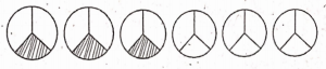 1 third of circle 1