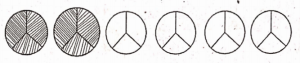 1 third of circle 4