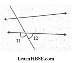 11,12 form a linear pair