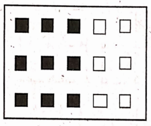 3 of 5 squares in a box 1