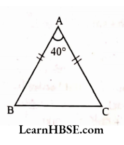ABC is an isosceles triangle
