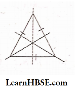 An equilateral triangle