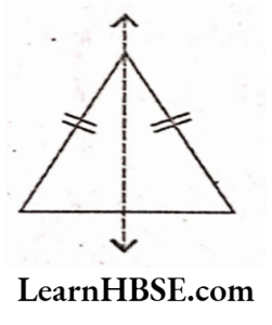 An isosceles triangle