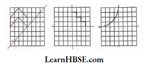 Copy the diagram and complete each shape to be symmetric about the mirror line