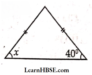 Find angle x in each figure 1