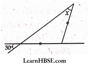Find angle x in each figure 9