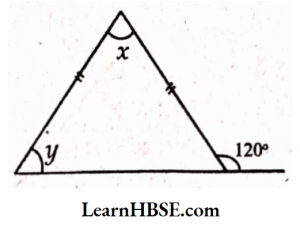 Find angles x and yin each figure 1
