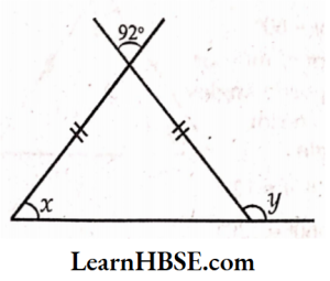 Find angles x and yin each figure 3