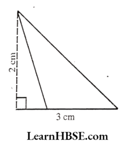 Find the area of each of the following triangles 4