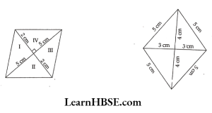 Find the area of the following rhombuses