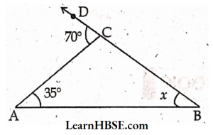 Find the value of 'x’ in the following figures 1