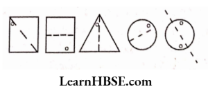 Given the line(s) of symmetry, find the other hole