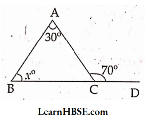 In adjacent figure x =