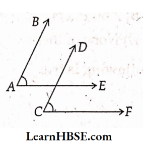 In the figure ABCD and AE F then A- C =