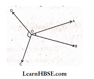 In the figure, AOB and COD