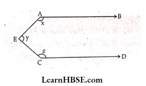 In the given figure AB CD and E is a point