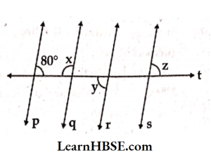 In the given figure p, q, r and s are