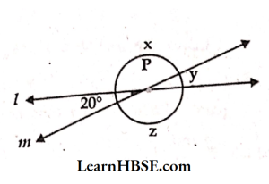 In the given figure, the linesl and m