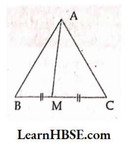 Is AB + BC + CA less than 2 AM