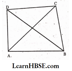 Is AB + BC + CD + DA greater than AC + BD