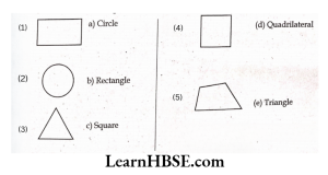 Match the 2 dimensional figures with the names