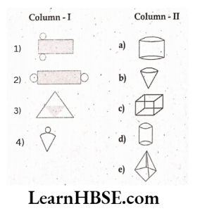 Match the following