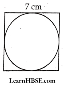 The perimeter of the circle is
