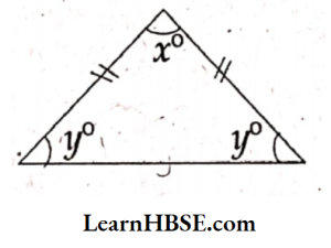 The relation between x and y in the given figure expressed with 'y' as subject is