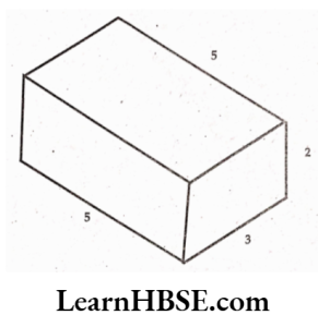 The two different isometric sketches of the cuboid whose dimensions are 5 cm, 3 cm and 2 cm are 1