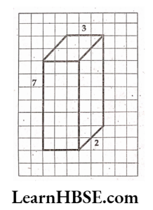 Use an isometric dot paper and make an isometric sketch for each one of the given shapes 2