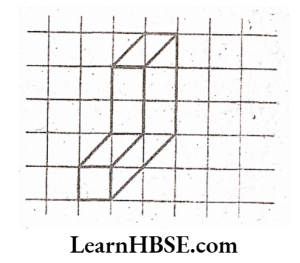 Use an isometric dot paper and make an isometric sketch for each one of the given shapes