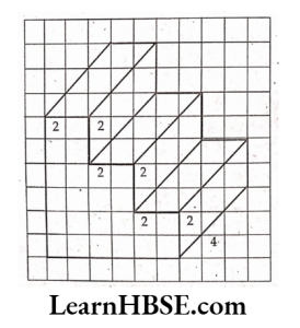 Use isometric dot paper and make an isometric sketch for each one of the given shapes 4