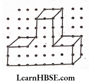 Use isometric dot paper and make an isometric sketch for each one of the given shapes Solution 2