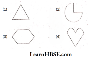 Which of the following has only one line of symmetry