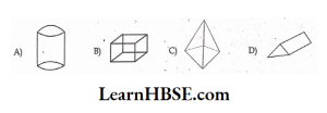 Which solid has four triangular faces and one square face