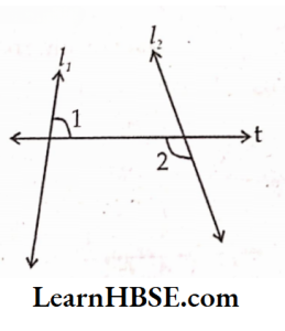 t is a transversal