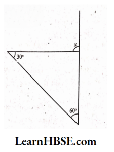 x = 90°