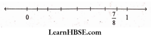 Draw the number line and represent the following rational numbers on it 4