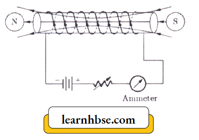 HBSE Class 10 Biology Solutions For The Magnetic Field Lines Of Force Inside the Coil And Their Directions